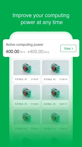 Скриншот 4 — BtcCoin-Cloud Miner Mining