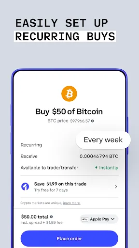 Скриншот 4 — Coinbase - Bitcoin Wallet