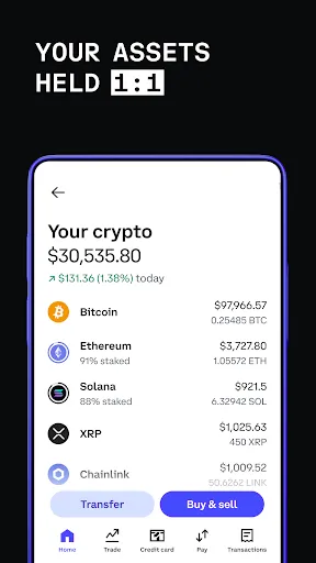Скриншот 6 — Coinbase - Bitcoin Wallet