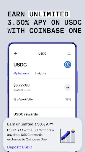 Скриншот 7 — Coinbase - Bitcoin Wallet