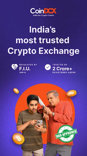 Скриншот 1 — CoinDCX: Bitcoin Crypto App