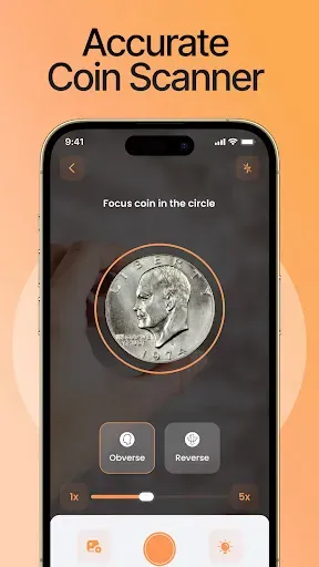 Скриншот 1 — CoinIn – Coin Scan Identifier