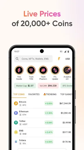 Скриншот 2 — CoinStats - Crypto Tracker