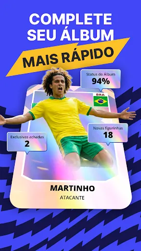 Скриншот 1 — Album Figurinhas: Cola na Copa