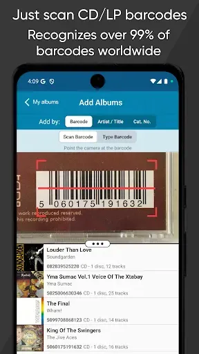 Скриншот 2 — CLZ Music, CD/vinyl collection