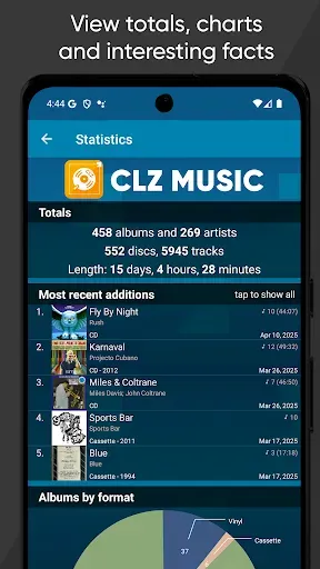 Скриншот 8 — CLZ Music, CD/vinyl collection