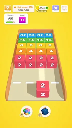 Скриншот 6 — Chain Cube: 2048 3D merge game
