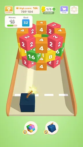 Скриншот 7 — Chain Cube: 2048 3D merge game