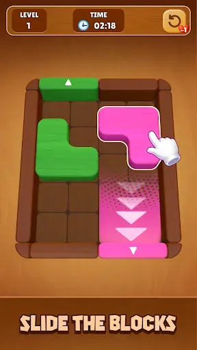 Скриншот 1 — Wood Escape: Color Block
