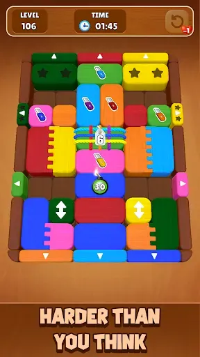 Скриншот 4 — Wood Escape: Color Block