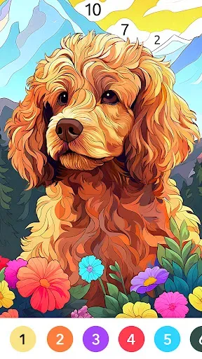 Скриншот 1 — Paint.ly - Раскраска по цифрам