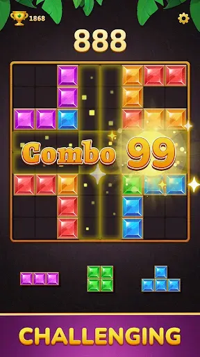 Скриншот 2 — Gem Block - Jungle Challenge