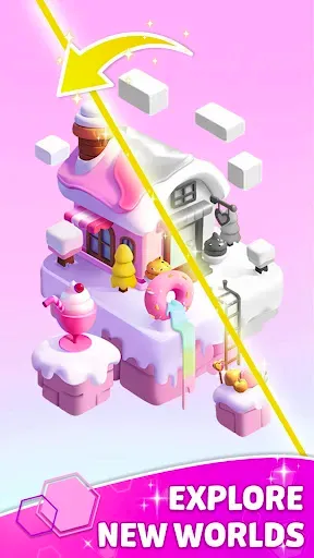 Скриншот 1 — Hexa Blast: Color Sort