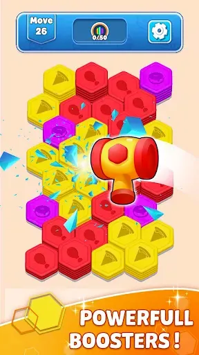 Скриншот 3 — Hexa Blast: Color Sort