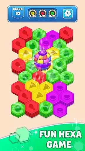 Скриншот 5 — Hexa Blast: Color Sort