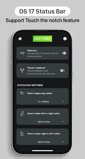 Скриншот 5 — iCenter OS 17: X - Status Bar