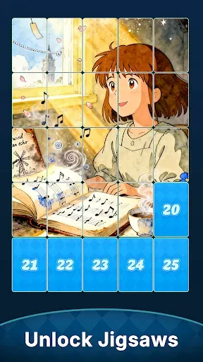 Скриншот 1 — Color Solitaire: Jigsaw Puzzle
