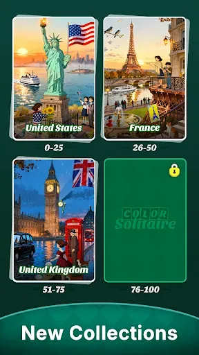 Скриншот 2 — Color Solitaire: Jigsaw Puzzle
