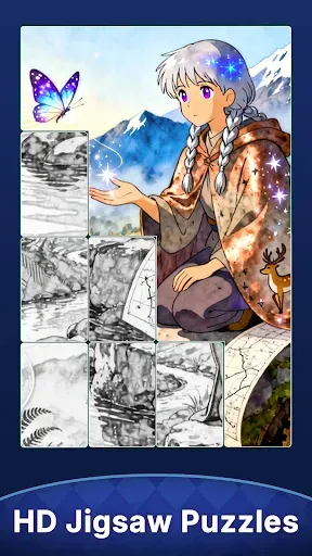 Скриншот 3 — Color Solitaire: Jigsaw Puzzle