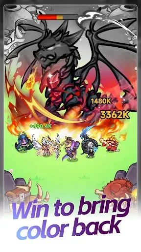 Скриншот 3 — Color x Warriors: Merge War