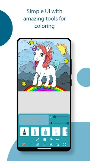 Скриншот 2 — Colory. Relaxing coloring book