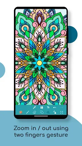 Скриншот 3 — Colory. Relaxing coloring book