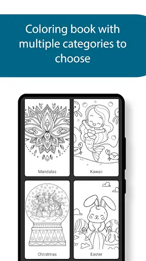 Скриншот 6 — Colory. Relaxing coloring book