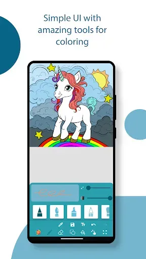 Скриншот 7 — Colory. Relaxing coloring book