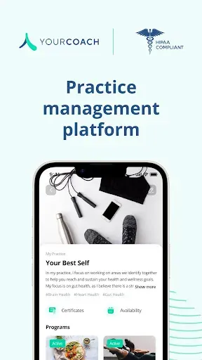 Скриншот 1 — YourCoach - Health Coaches