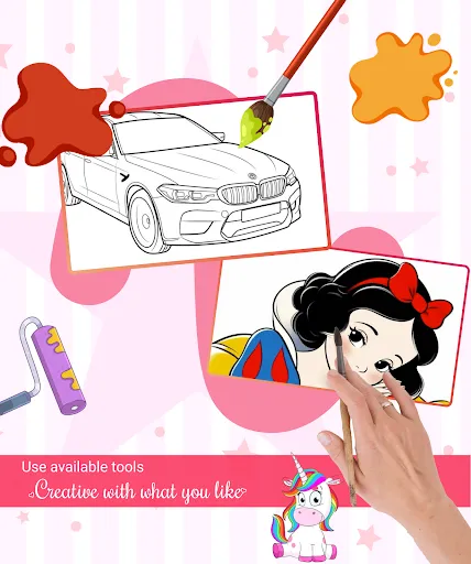 Скриншот 1 — Coloring Book: Funny Color