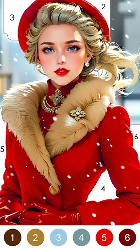 Скриншот 5 — Игра-раскраска Платьепринцессы