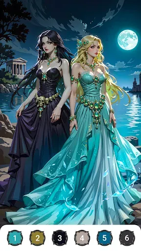 Скриншот 4 — Epic Fantasy Color by Numbers