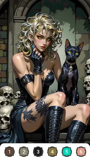 Скриншот 6 — Epic Fantasy Color by Numbers
