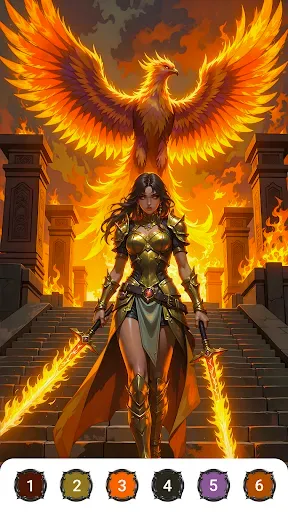 Скриншот 8 — Epic Fantasy Color by Numbers