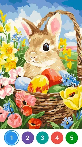 Скриншот 1 — Oil Painting Coloring Book