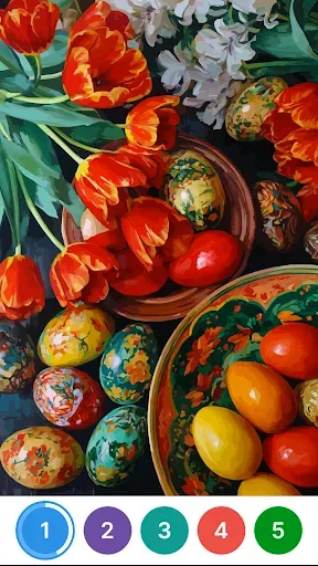 Скриншот 2 — Oil Painting Coloring Book