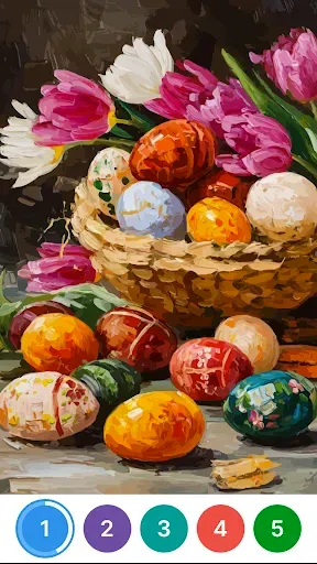 Скриншот 4 — Oil Painting Coloring Book