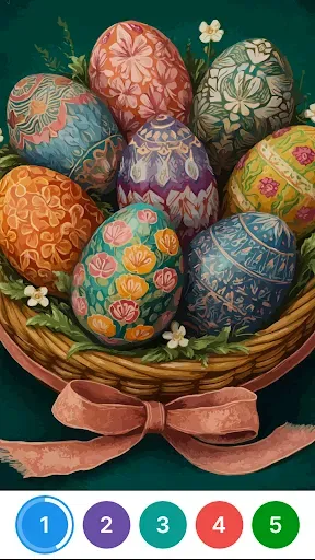 Скриншот 6 — Oil Painting Coloring Book