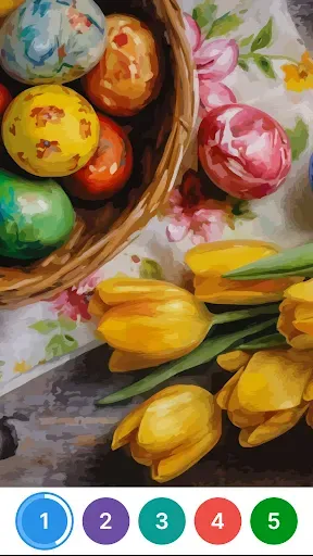 Скриншот 7 — Oil Painting Coloring Book