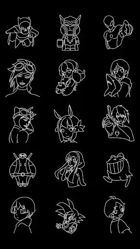 Скриншот 1 — Draw Glow Comics