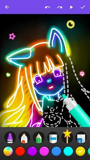 Скриншот 3 — Draw Glow Comics