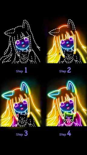 Скриншот 4 — Draw Glow Comics