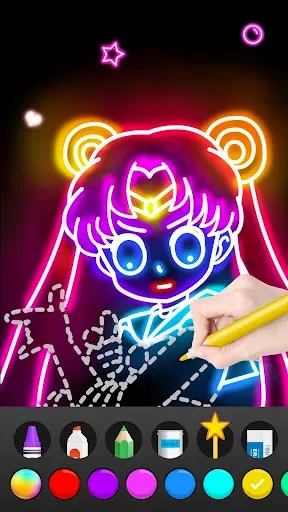 Скриншот 7 — Draw Glow Comics