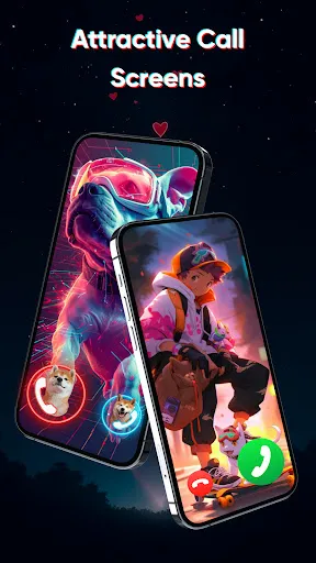 Скриншот 2 — Color Phone, Call Screen Theme