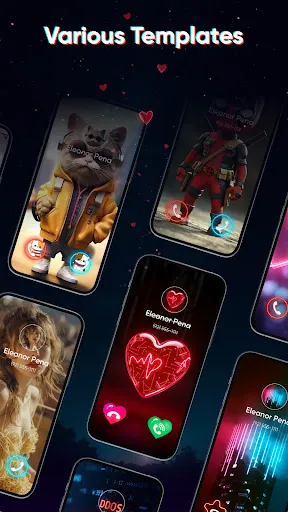 Скриншот 3 — Color Phone, Call Screen Theme