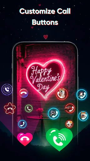 Скриншот 4 — Color Phone, Call Screen Theme