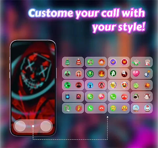 Скриншот 3 — Color Phone: Call Screen Theme