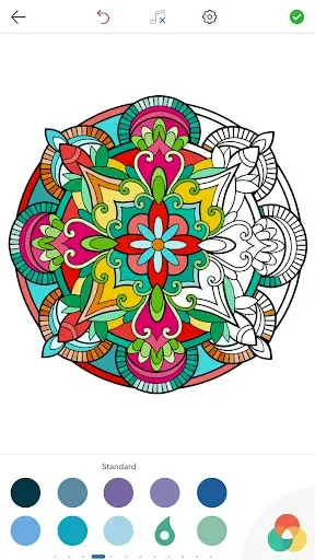 Скриншот 7 — Раскраски Мандала