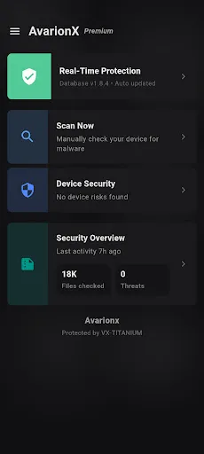 Скриншот 1 — AvarionX Antivirus