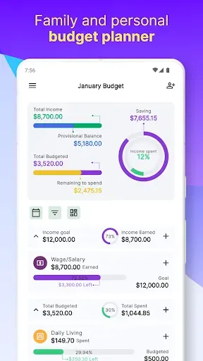 Скриншот 1 — Family budget—Spending tracker